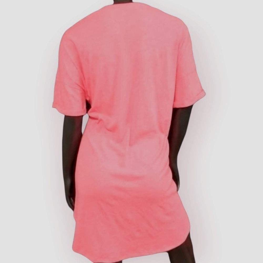 Pink by Victoria's Secret Women's Coral Sleepwear Comfort Pajama Tee Size XS - Picture 2 of 14